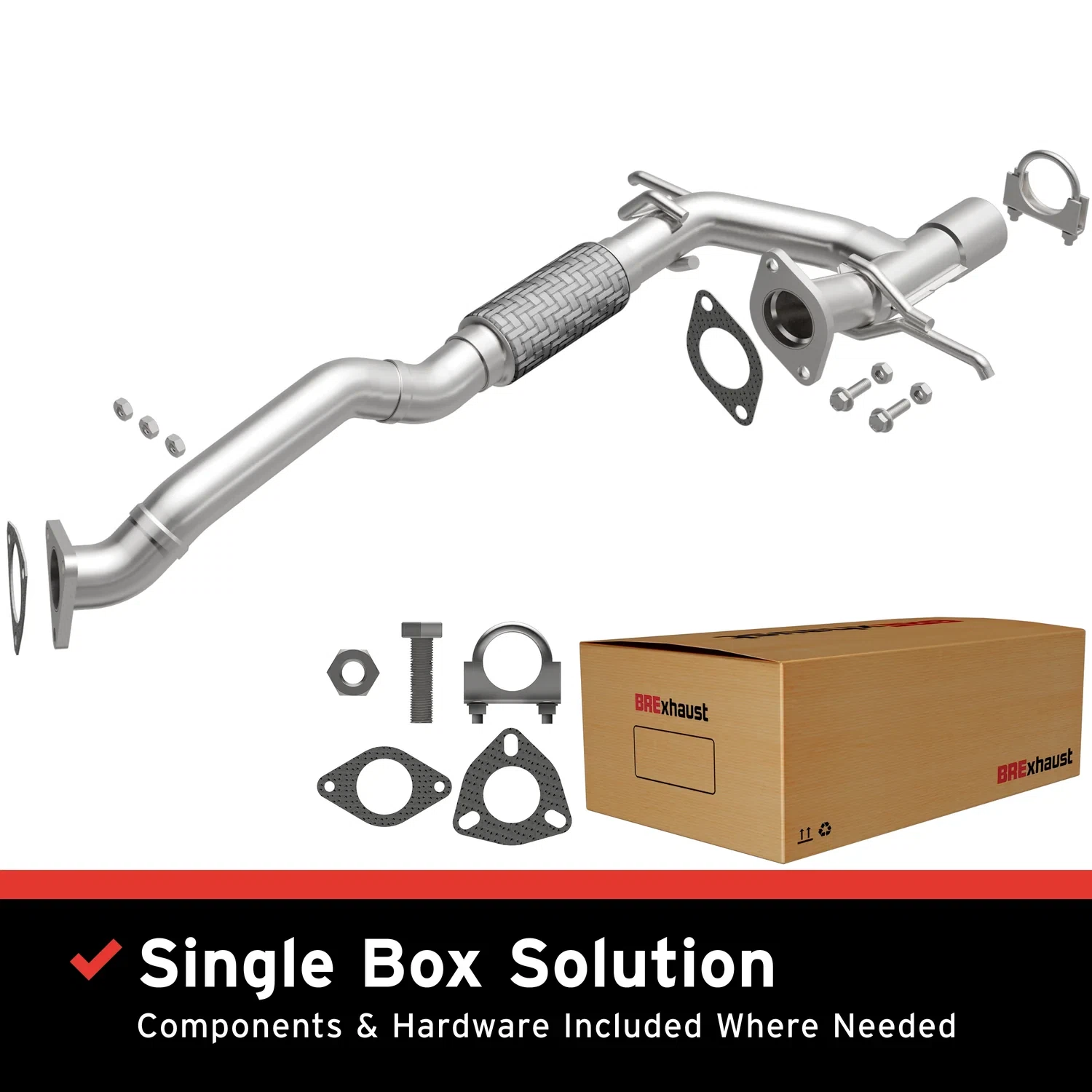 2014-2017 Jeep Cherokee Direct-Fit Front Pipe Kit 107-0276